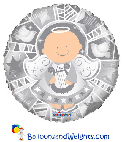18 Inch Angel Baptism Foil Balloon