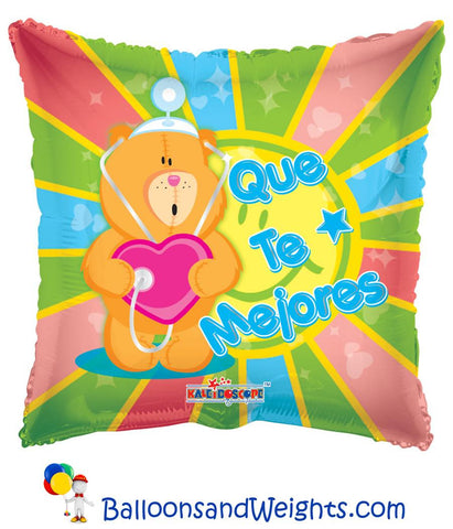 18 Inch Doctor Bear Que Te Mejores Foil Balloon