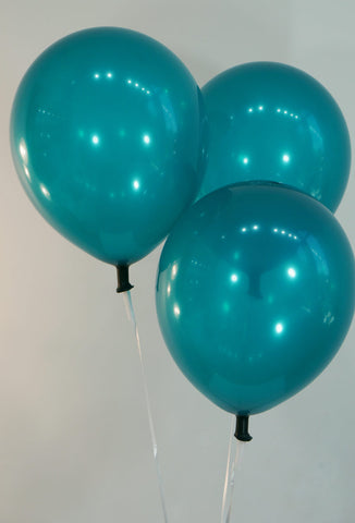 12 Inch Decorator Aqua Marine Latex Balloons | 144 pc bag