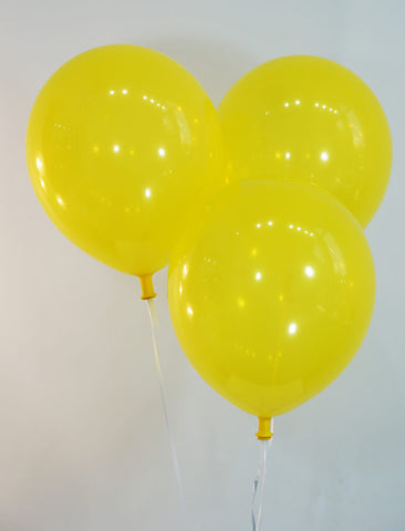 12 Inch Decorator Canary Yellow Latex Balloons | 144 pc bag