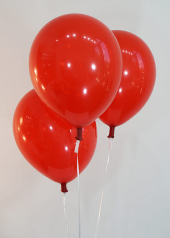 12 Inch Decorator Cherry Red Latex Balloons | 144 pc bag