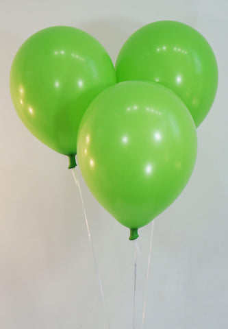 12 Inch Decorator Lime Green Latex Balloons | 144 pc bag