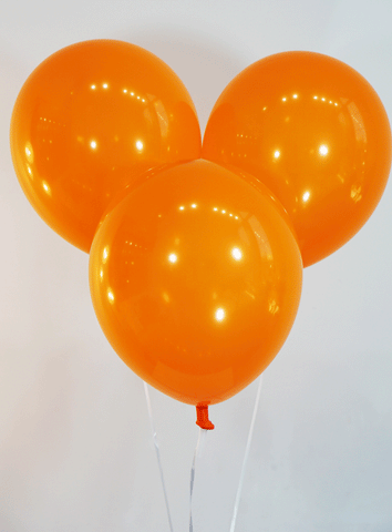 12 Inch Decorator Sunburst Orange Latex Balloons | 144 pc bag