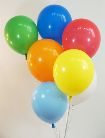 12 Inch Pastel Assorted Color Latex Balloons | 144 pc bag
