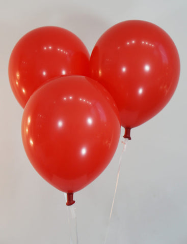 12 Inch Pastel Red Latex Balloons | 144 pc bag