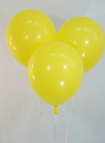 12 Inch Pastel Yellow Latex Balloons | 144 pc bag