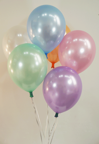 12 Inch Pearlized Assorted Color Latex Balloons | 144 pc bag